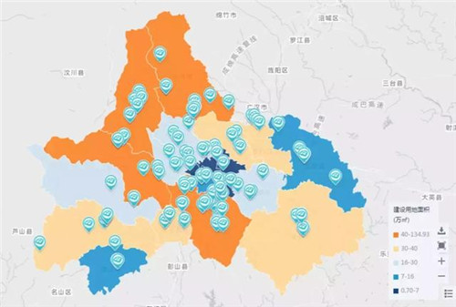 2018年上半年成都房地产企业拿地排行榜