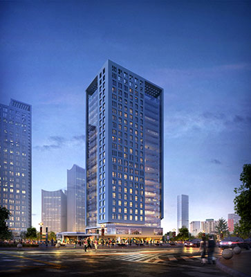 ��Ѷ�Ƽ�����������д��¥ ͨ�ݸ߶�����칫��̬Ȧ